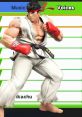 Ryu from Street Fighter wearing a gi, showcasing a determined fighting stance with red boxing gloves and a headband.