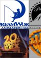 Collection of iconic movie logos including DreamWorks, Paramount, 20th Century Fox, and Warner Bros. showcasing film history.