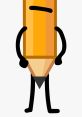 Pencil from BFB stands confidently, showcasing its bright yellow body and playful character design.