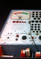 Vintage Test Model 204 equipment featuring tube test instructions and self-service functionality for electronics testing.