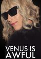 Chic character with stylish sunglasses and wavy blonde hair promotes "Venus is Awful" from Streamberry Limited Series.