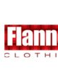 Red and black plaid design featuring "Flannel Clothing" logo, showcasing trendy styles for cozy fall and winter outfits.