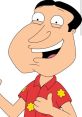 Classic Glenn Quagmire smiling in a colorful floral shirt, showcasing his iconic character from the animated series.