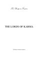 Cover page of "The Lords of Karma" from The Bridge to Freedom Foundation, exploring karma's spiritual principles.