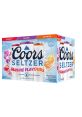 Coors Seltzer Slushie Flavours variety pack featuring cherry, grape, and orange; refreshing hard seltzer with natural flavors.