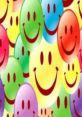 Colorful smiley faces in various shades create a playful background, perfect for epic trolling themes and humorous content.