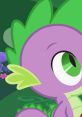 Spike from *My Little Pony: Friendship Is Magic* displays his charming personality in a vibrant, colorful scene.