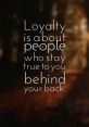 LOYALTY TRUHITTAZ