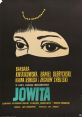 Vintage movie poster for "Jowita," featuring striking graphic design and notable Polish actors' names listed.