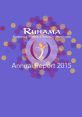 Ruhama Annual Report 2015 cover, focused on supporting women affected by prostitution with a vibrant design.