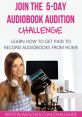 Audio book auditions