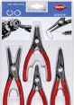 Plier The first that greets your ears is the Knipex Cobra XS opening and closing. The sharp click of the jaws snapping shut