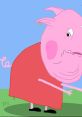 Peppa Pig meme featuring a humorous take on the character with exaggerated features and a playful background.