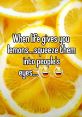 Lemons alert The first of the Lemons alert is a sharp and staccato click that pierces through the air. It is reminiscent of