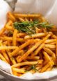 Crispy fries The of a deep fryer sizzling and crackling as it cooks up a batch of crispy fries is truly to my ears. The