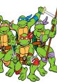 The Teenage Mutant Ninja Turtles pose together, ready for action with weapons, showcasing their iconic colorful bandanas.