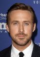 Ryan Gosling at a film event, showcasing his trademark style and striking blue eyes, exuding charisma and charm.