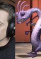 Steve Buscemi voices Randall Boggs, the sneaky chameleon from Monsters, Inc., showcasing his unique design and personality.