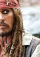 Close-up of a pirate with a red bandana and braided hair, channeling the adventurous spirit of "Pirates of the Caribbean.