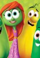 Cheerful VeggieTales characters with vibrant colors and unique personalities, promoting fun and friendship in animated stories.