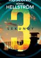 Cover of "3 Sekundy" by Börge Hellström and Roslund, featuring a prison scene and striking sunset colors. Perfect for suspense lovers.