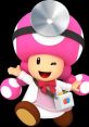 Toadette "Toadette." The of her name brings to mind the image of a vibrant and energetic character from the Mario universe.