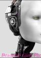 Close-up of a futuristic AI head, showcasing advanced robotic features and technologies inspired by Microsoft Anna.