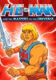 He-Man wielding his sword against a dramatic red and lightning background, showcasing power from "Masters of the Universe.