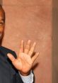 OJ Simpson waves while wearing a suit, showcasing a friendly demeanor against a neutral background.