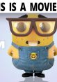 Cheerful animated character in glasses wearing denim overalls, promoting "Umm... Actually" movie theme.