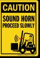 Car horn slowed The of a car horn slowed fills the air with an eerie and haunting tone. It starts as a sharp, piercing ,