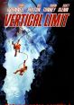 Vertical Limit poster featuring climbers in a dramatic mountain scene, showcasing adventure and survival in extreme conditions.