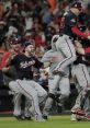 Washington Nationals players celebrate a thrilling World Series victory with excitement and joy on the field.