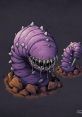 Purple Worm The of the "Purple Worm" is a deep, guttural rumble that seems to vibrate the very ground beneath your feet. It