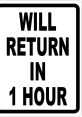 We wil be back The first that resonates through the air is a soft, melodic voice declaring "We will be back." It carries