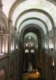 Court en la catedral de Stgo The echoes of footsteps reverberate through the ancient stone walls of the cathedral,