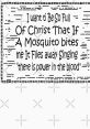 Singing mosquito josue The distinctive of a "Singing mosquito josue" can be both captivating and irritating at the same