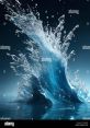 Large Water Splash 1 The first that comes to mind when thinking about a large water splash is the unmistakable of a