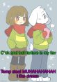 Cartoon characters with winter attire discussing humor, featuring playful text about c*ck and ball torture and whimsical themes.