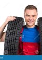 Man Carrying Tires Play and download Man Carrying Tires clips. #tires #carry lots #wheels #mexican