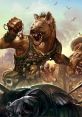 Gnoll attack The first that fills the air is the terrifying battle cry of the Gnolls, a mix of guttural growls and