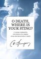 Cover of 'O Death, Where is Your Sting?' featuring classic sermons on dying in Christ and our heavenly hope.