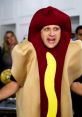 Man in a hot dog costume passionately delivers a hilarious speech in a comedic scene from "I Think You Should Leave.