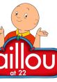 Caillou, now 22, smiles and gestures playfully, embodying the humor of "Caillou The Grown Up (AOK).