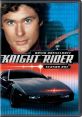 David Hasselhoff as Michael Knight with KITT on the cover of Knight Rider – Season 1 DVD, classic 80s action series.