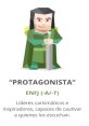 Protagonista The word "Protagonista" reverberates in the air, filling the space with a sense of importance and power. It