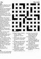 Crossword puzzle featuring clues related to "The Void," including wordplay and cultural references. Challenge your mind!