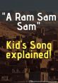 Aram sam sam The repetitive of "Aram sam sam" create a whimsical and playful atmosphere. The rhythm of the words, with