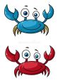 Haha crab The of the Haha crab scuttling across the sandy beach is unmistakable. Its sharp claws click against the grains