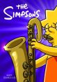 Lisa Simpson from "The Simpsons" playing a saxophone, showcasing her musical talent in Season 9's iconic artwork.